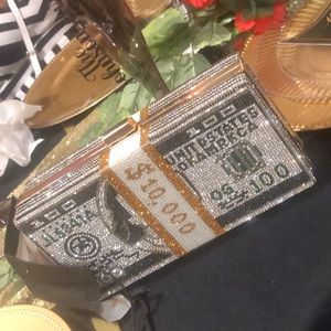 10 Racks Diamond Studded Clutch